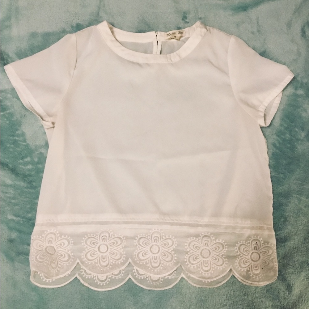 Double zero white T-shirt